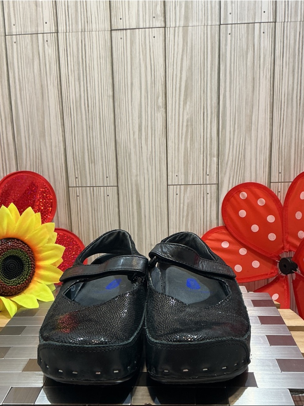Wolky Black Girls' Mary Jane Shoes